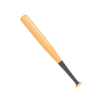 Baseball bats are used to hit baseballs in sporting events. png