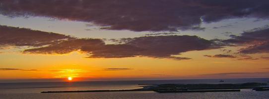 Heligoland - island dune - sunrise photo