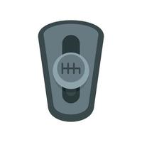Car auto gearbox icon, flat style