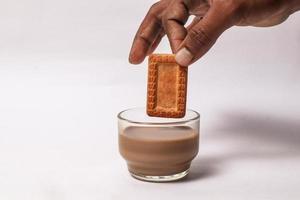 galletas conocidas popularmente como chai-biscuit en india foto