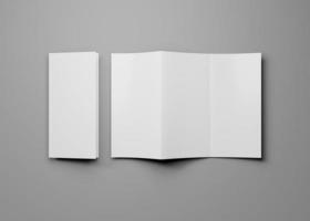 Trifold brochure mockup photo