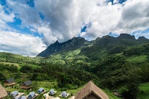 landscape of mountain Doi Luang Chiang Dao Chiang Mai Thailand photo