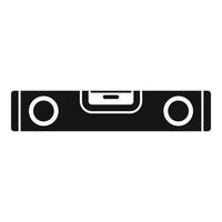 Construction level bar icon, simple style vector
