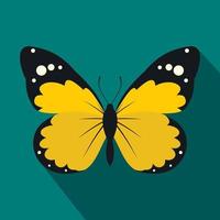 Butterfly icon, flat style vector