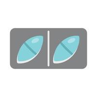 Prescription capsule icon, flat style vector