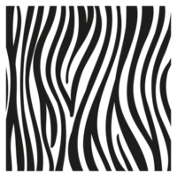 rayures noires sur la peau d'un zèbre pour les graphismes de décoration png