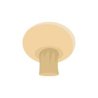 Champignon icon, flat style vector