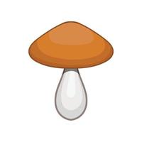 Mushroom icon in cartoon style vector