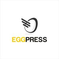 express food delivery logo simple fun and playful vector