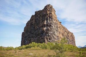 cañón asbyrgi, islandia foto