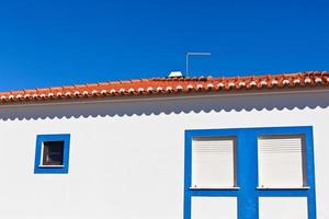 Unrecognizable Part of Residential House at Algarve, Portugal photo