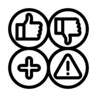 Swot Analysis Icon Design vector