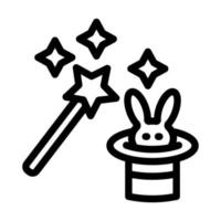 Magic Trick Icon Design vector