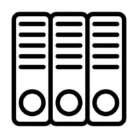 Binders Icon Design vector