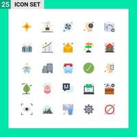 25 Creative Icons Modern Signs and Symbols of setting app fan relaxed mind Editable Vector Design Elements