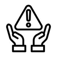 Risk Management Icon Design vector