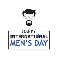 Vector illustration of Happy International Men's Day