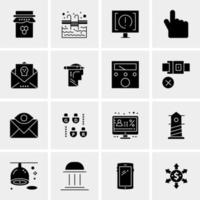 16 Universal Business Icons Vector Creative Icon Illustration to use in web and Mobile Related project