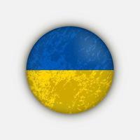 Country Ukraine. Ukraine flag. Vector illustration.