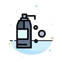 Cleaning Detergent Product Abstract Flat Color Icon Template vector