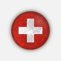 país suiza. bandera de suiza ilustración vectorial vector