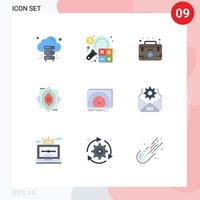 9 Creative Icons Modern Signs and Symbols of device design aid forming care Editable Vector Design Elements