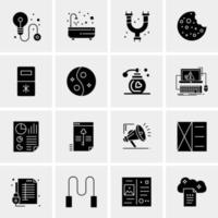 16 Universal Business Icons Vector Creative Icon Illustration to use in web and Mobile Related project