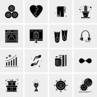 16 Universal Business Icons Vector Creative Icon Illustration to use in web and Mobile Related project