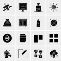 16 Universal Business Icons Vector Creative Icon Illustration to use in web and Mobile Related project