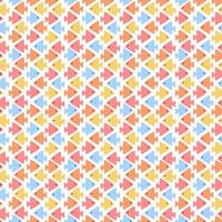 The ornament is made of abstract fish of different colors. A retro-style marine illustration with a delicate color scheme. Suitable for printing on textiles and paper. Gift wrapping, bed linen. vector