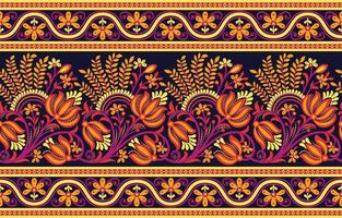 Geometric ethnic oriental pattern traditional Design for background,carpet,wallpaper,clothing,wrapping,Batik,fabric,Vector illustration embroidery style. vector