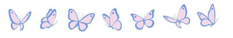 butterfly elements 5 vector