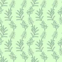 Vertical leaf stripes vector repeat pattern