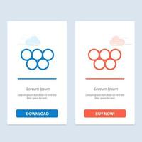 Ancient Greece Greek Olympic Games  Blue and Red Download and Buy Now web Widget Card Template vector