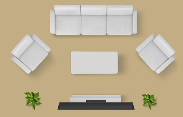 furniture vector plan