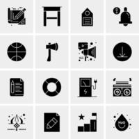 16 Universal Business Icons Vector Creative Icon Illustration to use in web and Mobile Related project