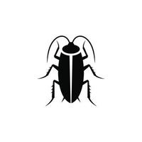Cockroach simple flat icon vector