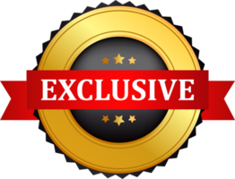 luxe exclusieve gouden labels-collectie. retro vintage gouden badges en labels. png