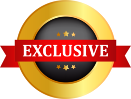 luxe exclusieve gouden labels-collectie. retro vintage gouden badges en labels. png