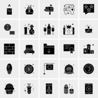 25 Universal Business Icons Vector Creative Icon Illustration to use in web and Mobile Related project