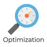 Trendy Optimization Concepts vector