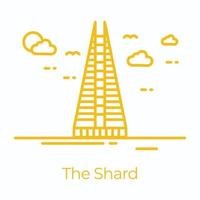 Trendy The Shard vector