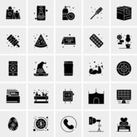 25 Universal Business Icons Vector Creative Icon Illustration to use in web and Mobile Related project