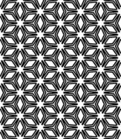 Black and white seamless abstract pattern. Background and backdrop. Grayscale ornamental design. vector