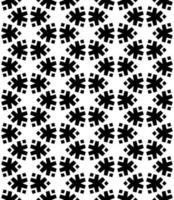 Black and white seamless abstract pattern. Background and backdrop. Grayscale ornamental design. vector