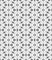 Black and white seamless abstract pattern. Background and backdrop. Grayscale ornamental design. vector