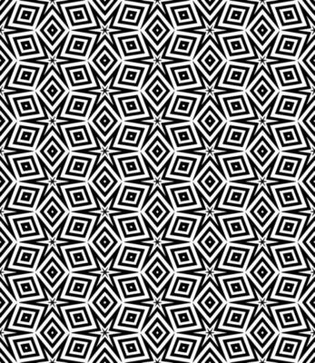 Black and white seamless abstract pattern. Background and backdrop. Grayscale ornamental design.