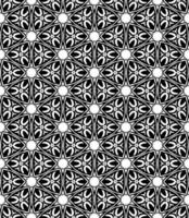 Black and white seamless abstract pattern. Background and backdrop. Grayscale ornamental design. vector
