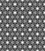 Black and white seamless abstract pattern. Background and backdrop. Grayscale ornamental design. vector