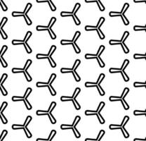 Black and white seamless abstract pattern. Background and backdrop. Grayscale ornamental design. Mosaic ornaments. Vector graphic illustration.